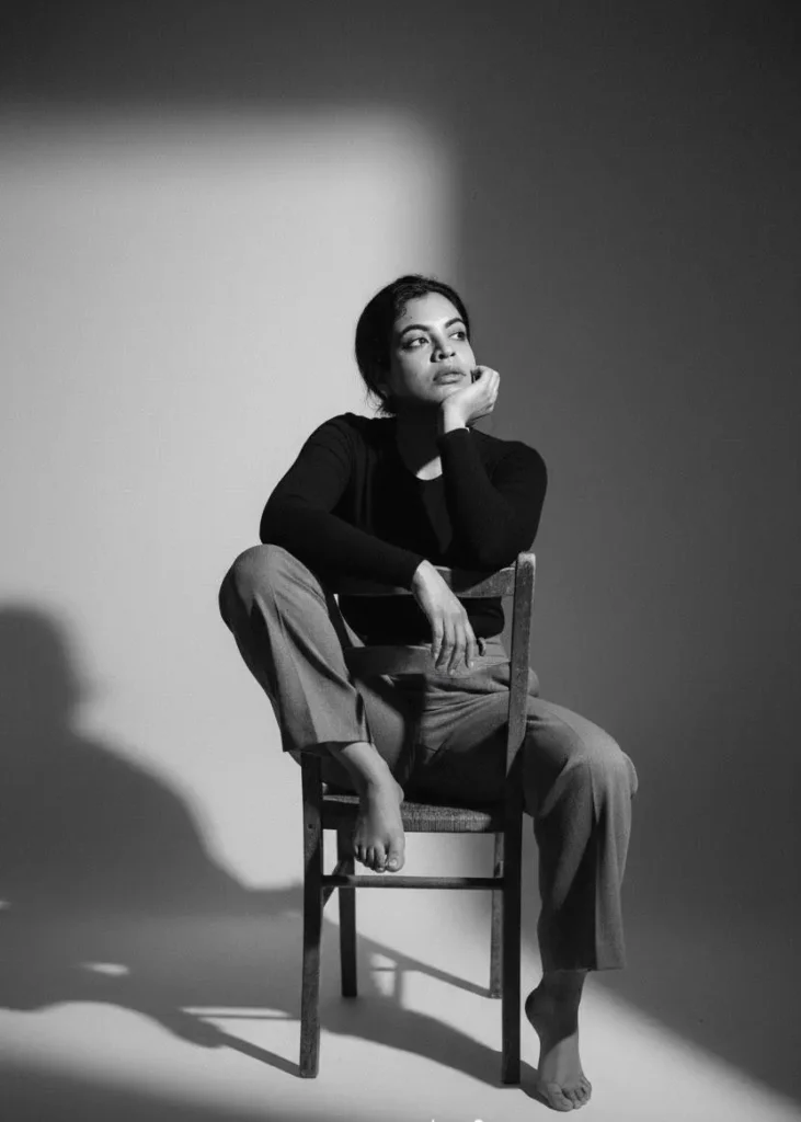 portrait photo of beetha joy the brand consultant strategist london